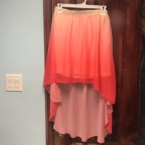 Charlotte Russe High love ombré skirt